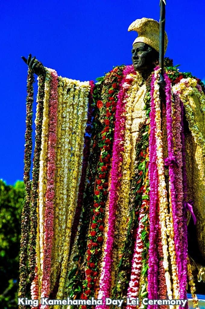 king kamehameha day lei drapping ceremony