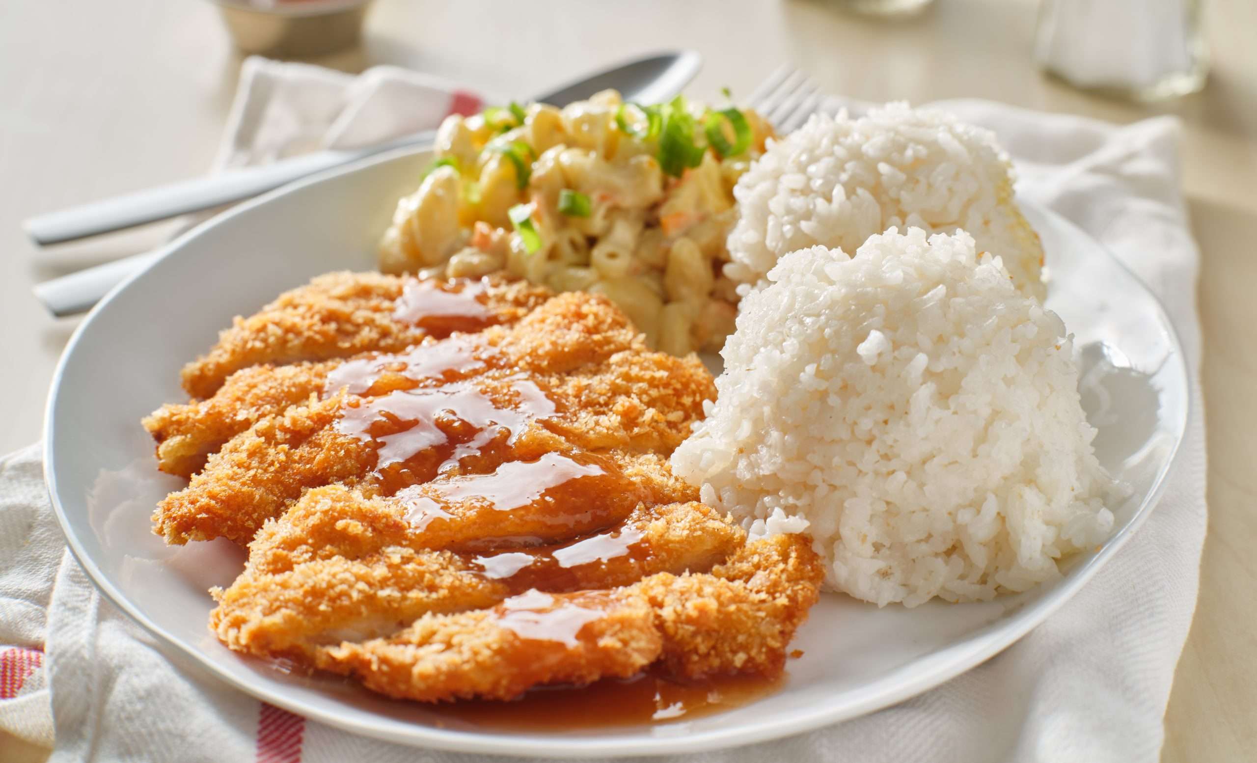 chicken katsu hawaiian bbq plate with gravy and ri 2022 05 30 16 00 59 utc scaled