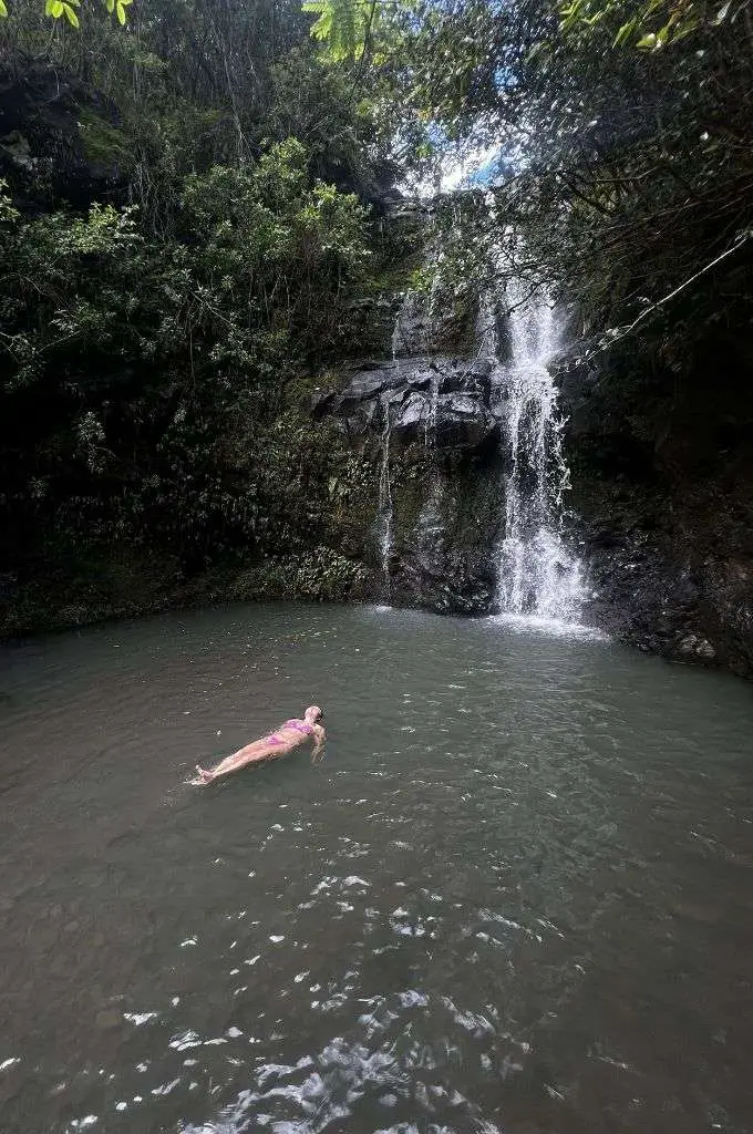 oahu waterfall hikes Waimano Falls