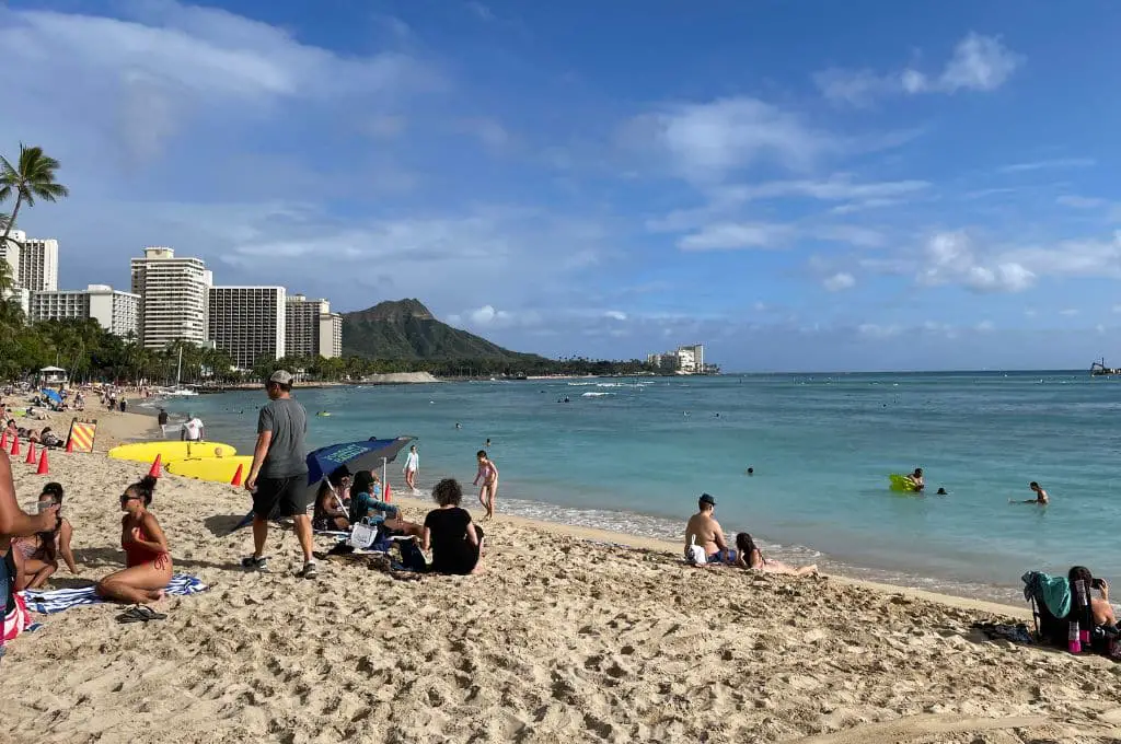 hawaii in february - The Shores of Waikiki Beach