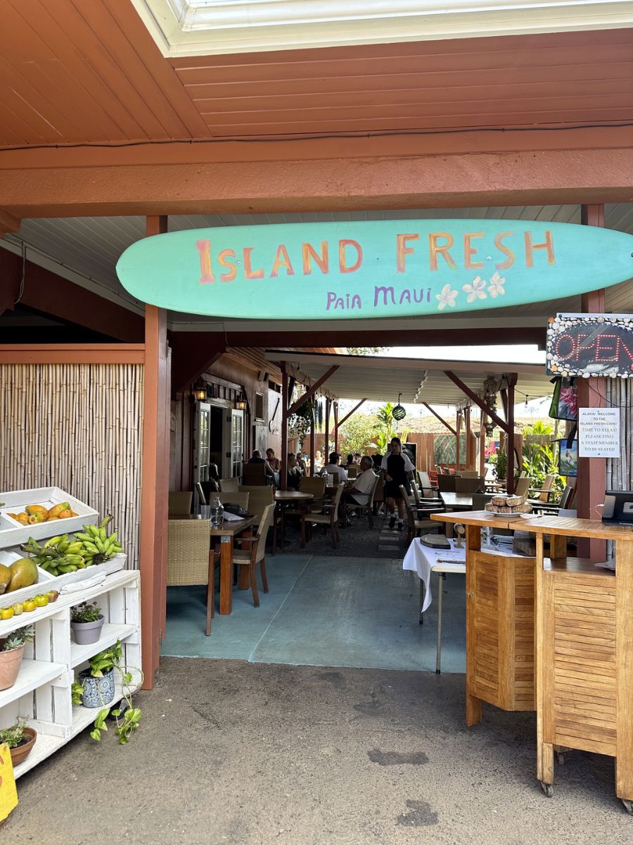 best restaurants in paia maui - island fresh cafe