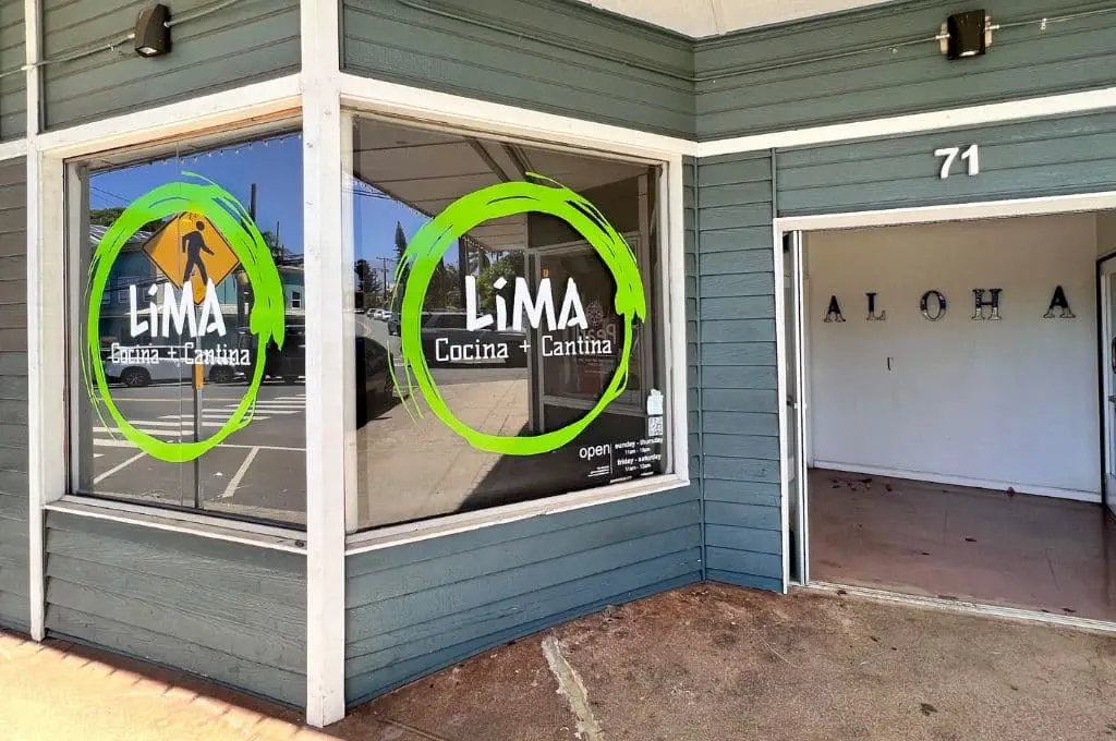 best restaurants in paia maui - lima cocina cantina