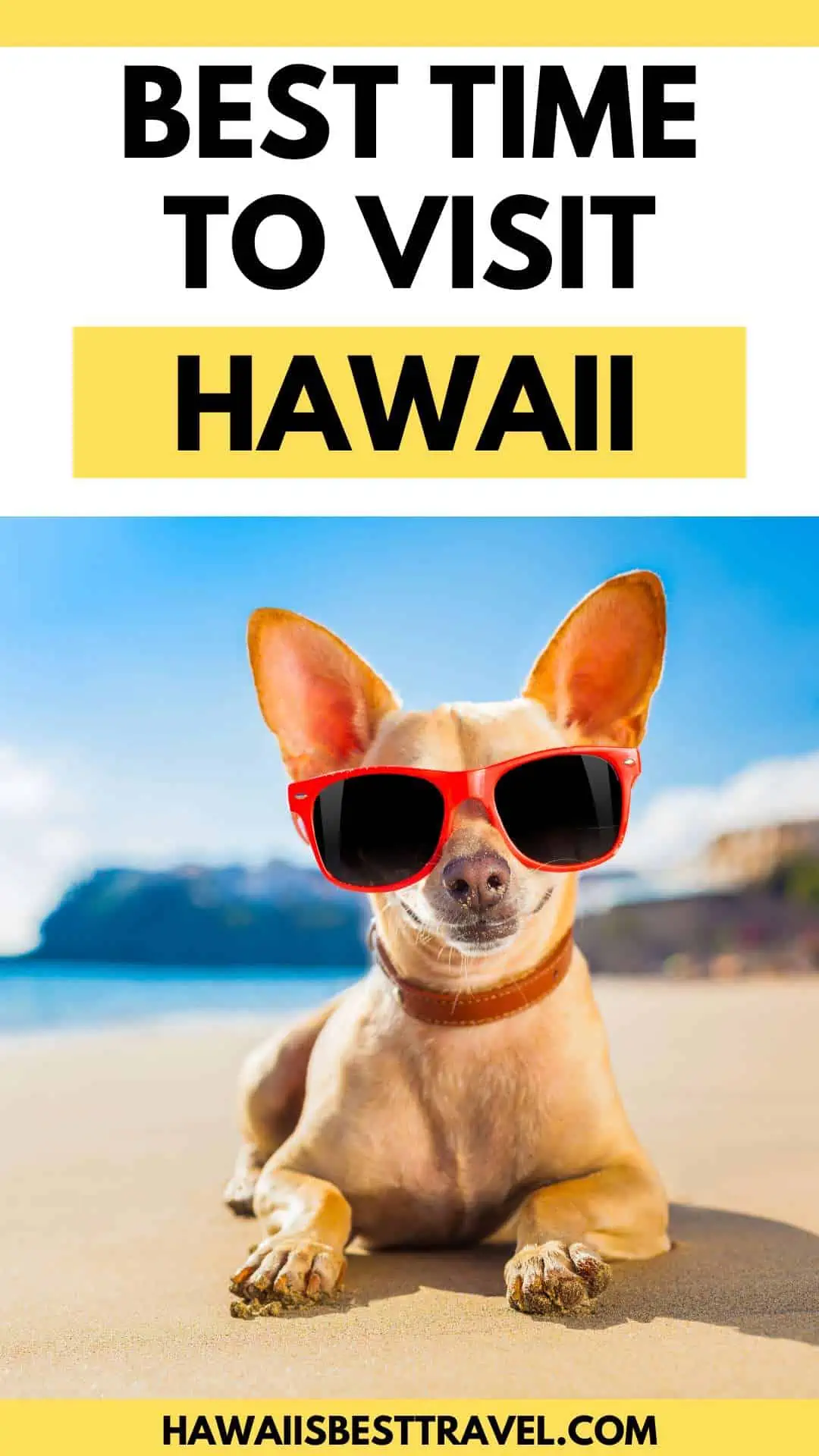 best time to visit hawaii - pin