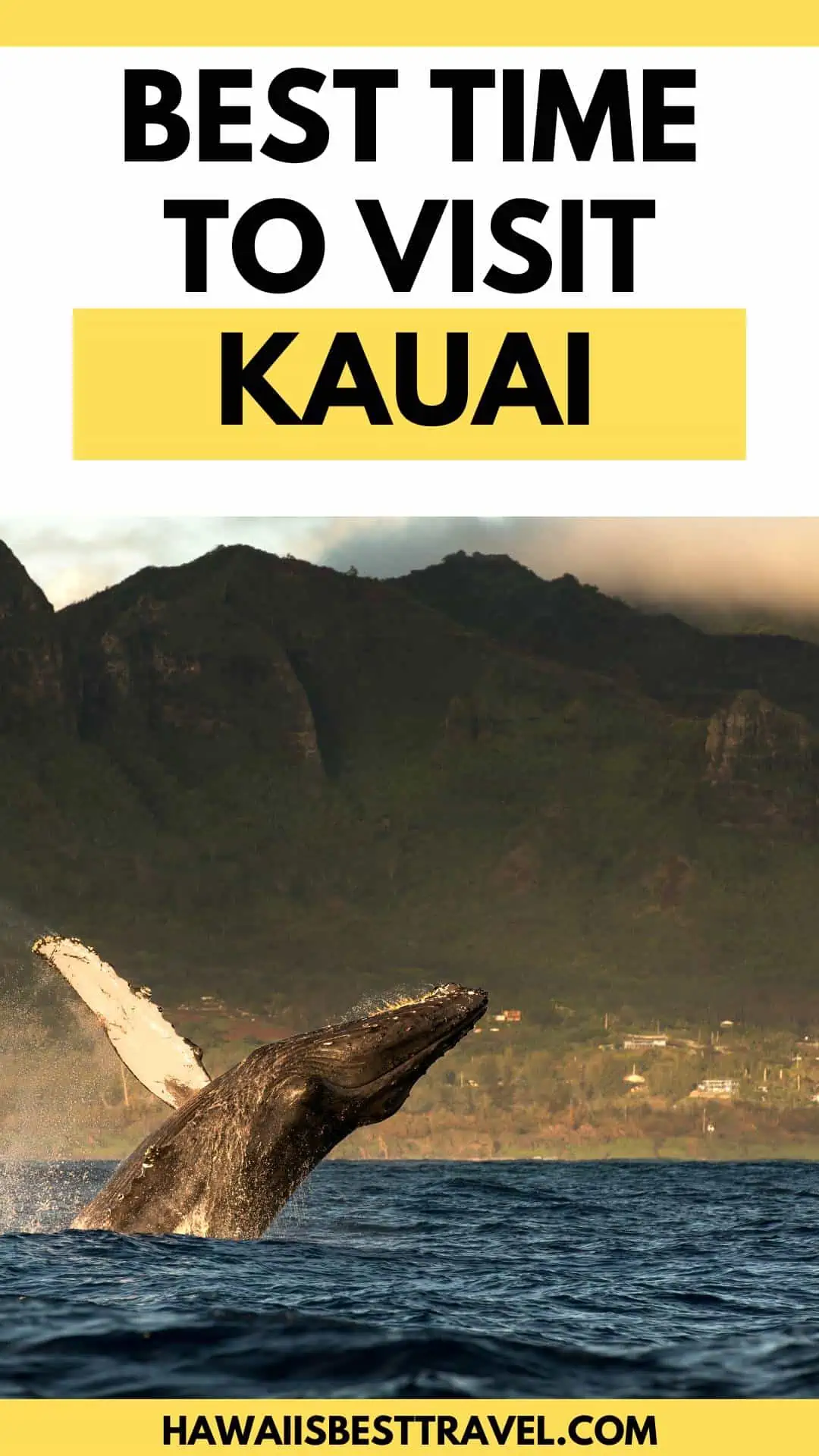 best time to visit kauai - pin