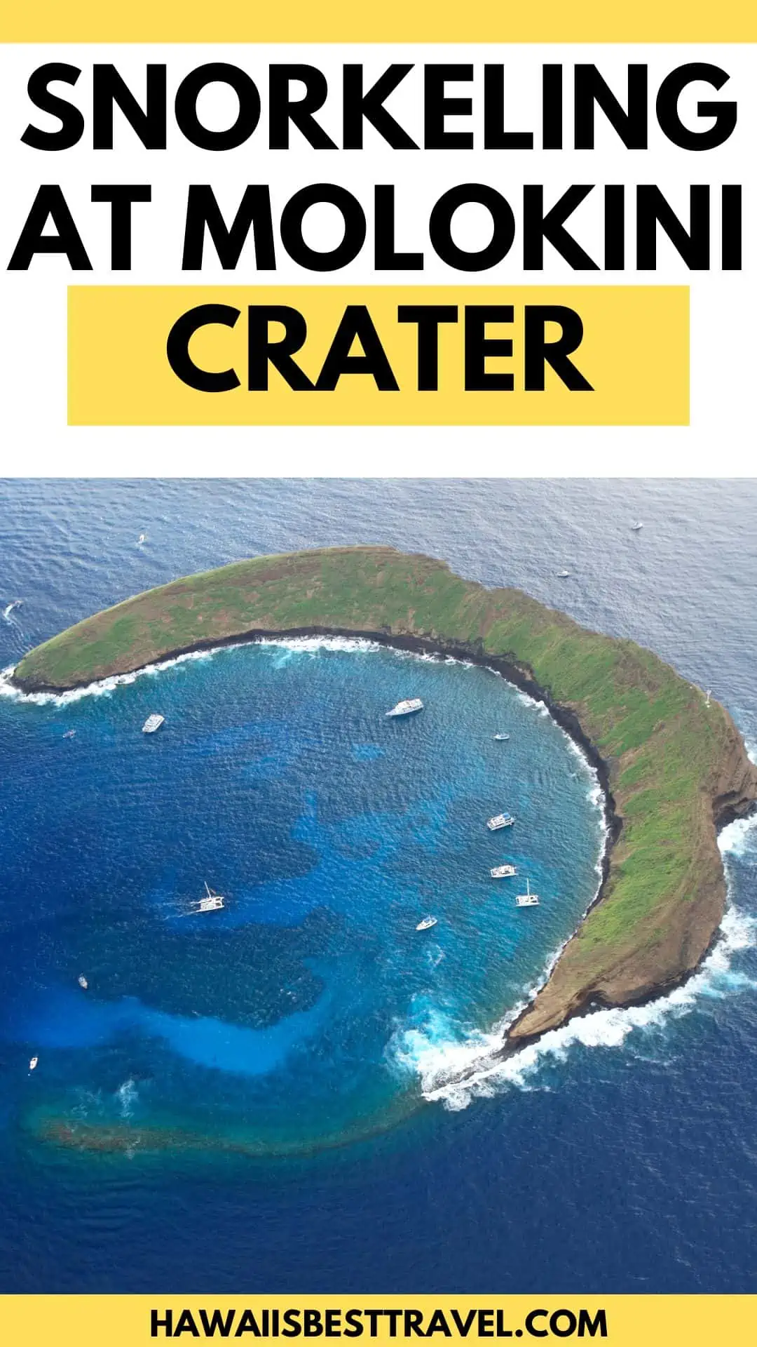molokini crater snorkeling - pin