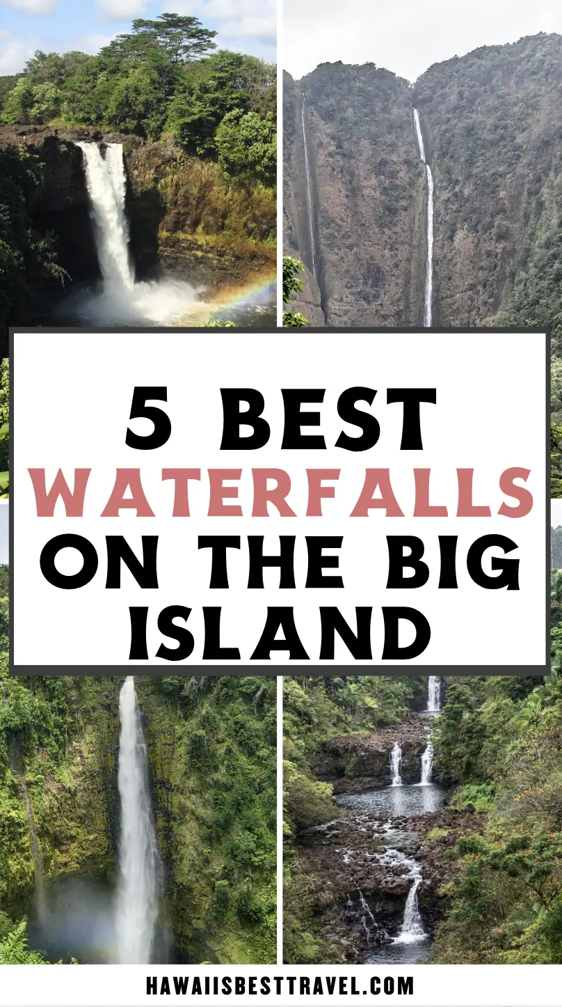 big island waterfalls - pin