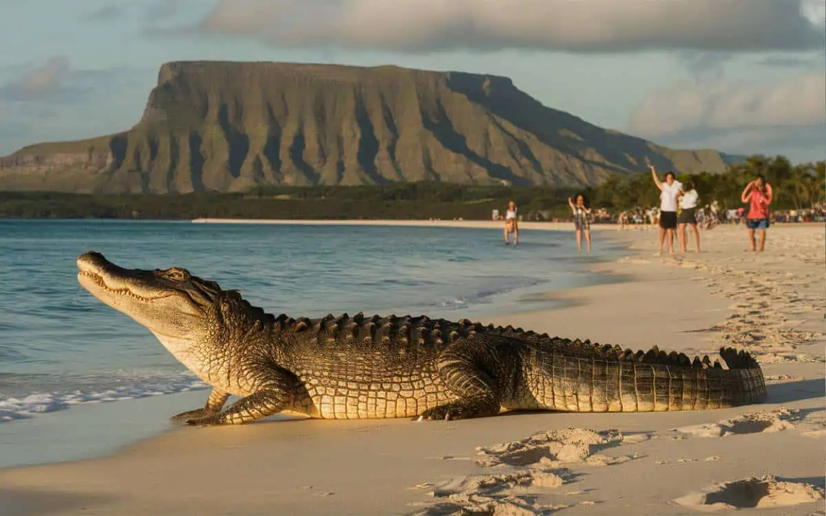 are there alligators in hawaii not a real picture