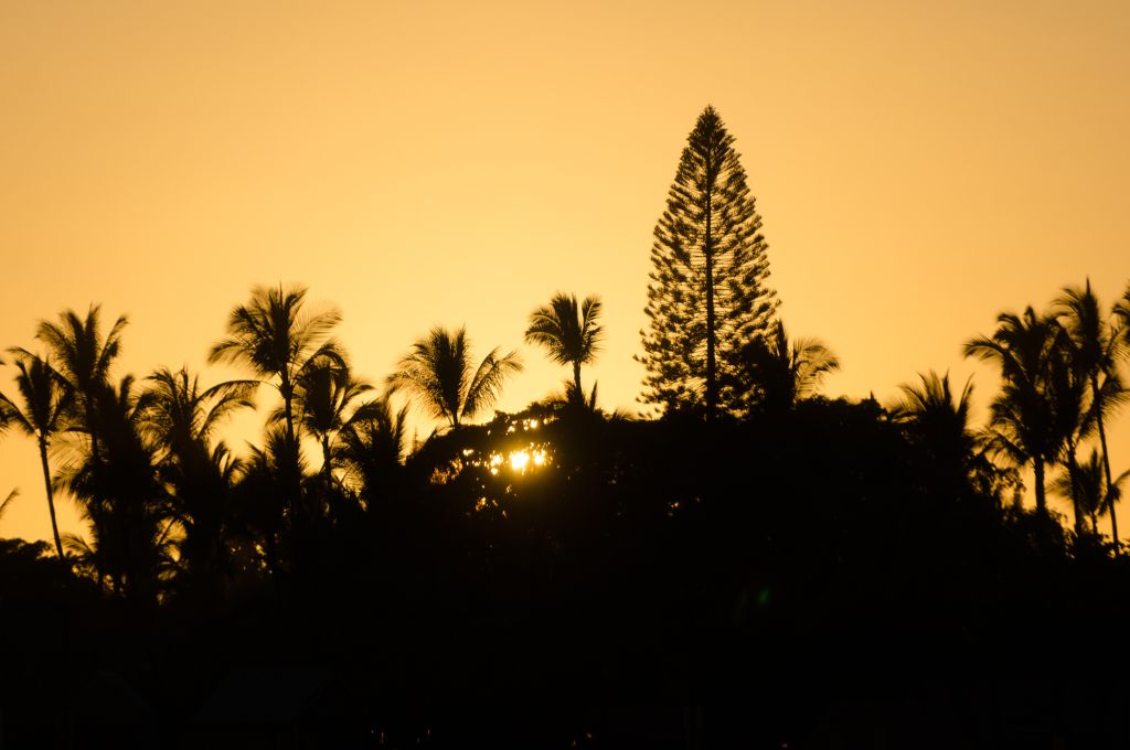 Kailua Bay Sunset - best sunsets on the big island