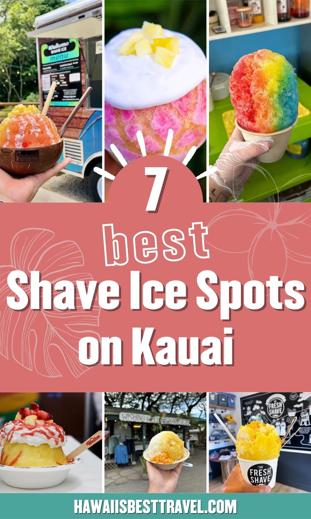 shave ice on kauai - pin