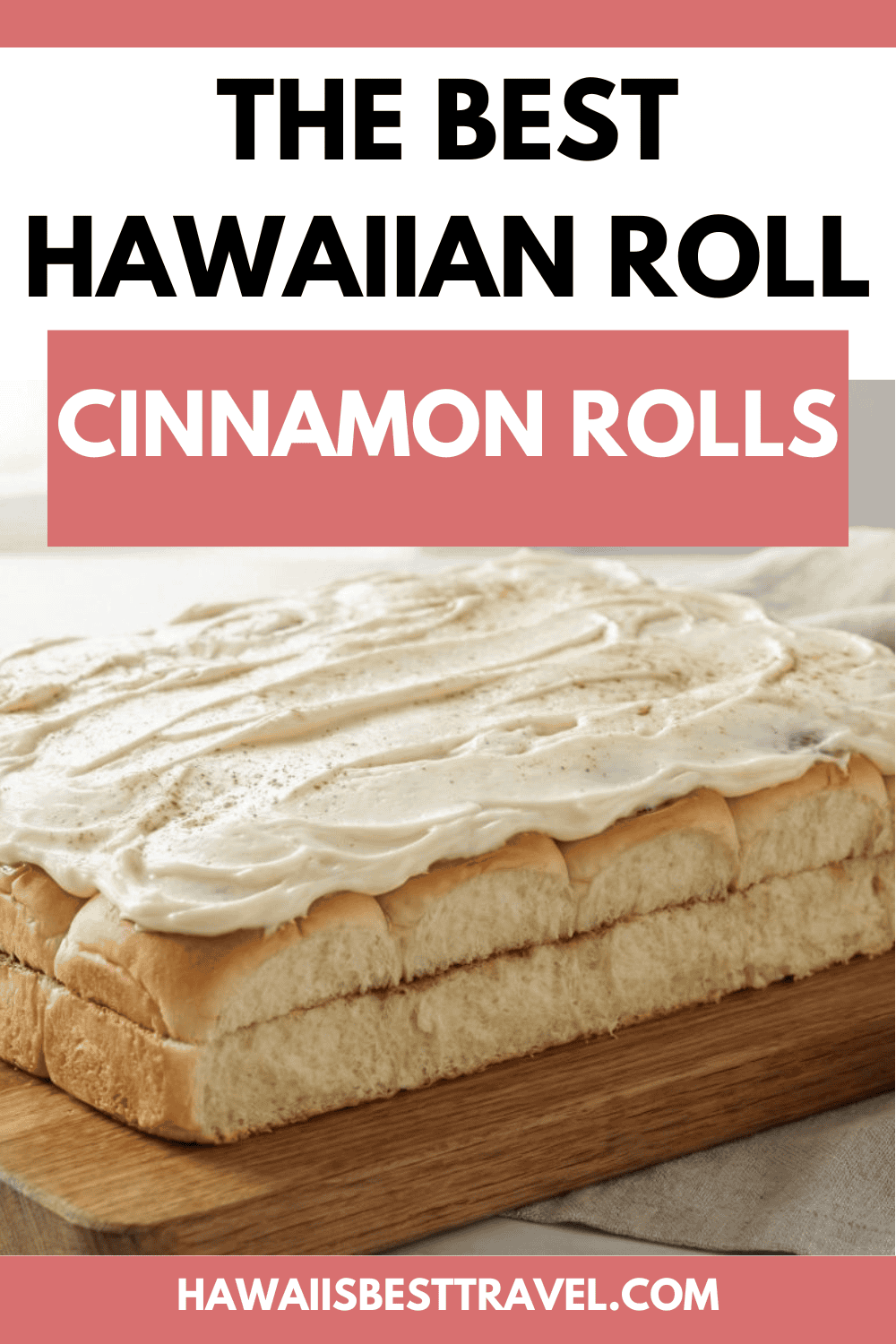 hawaiian roll cinnamon rolls - pin