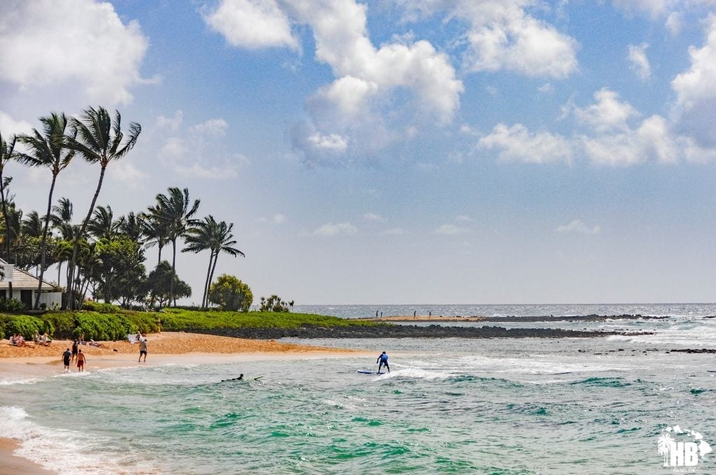Best beach in Poipu Beach, Kauai, Hawaii, USA