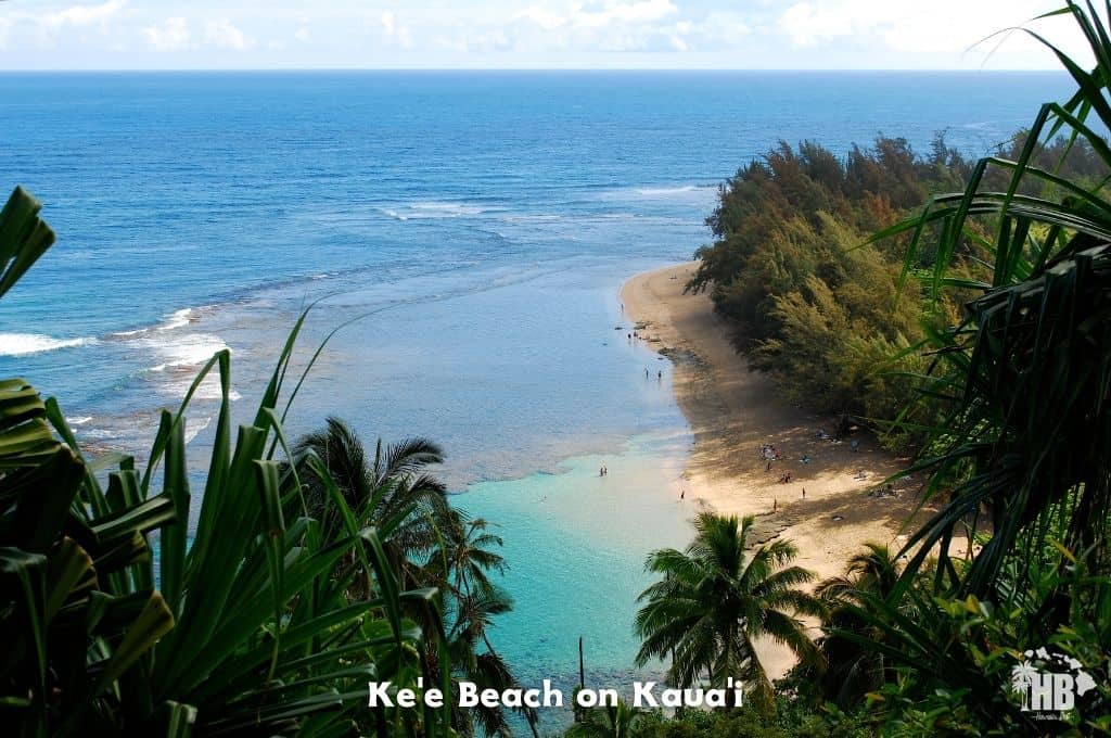 ke'e beach on kauai