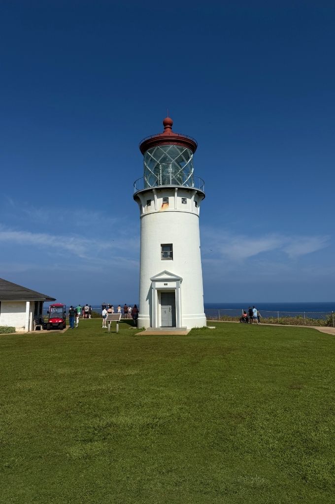 Kīlauea Lighthouse overlooking the ocean on Kauaʻi
